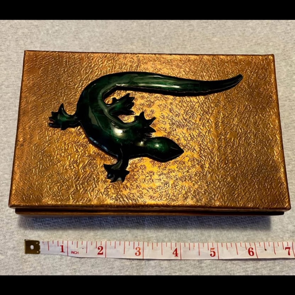 Copper Trinket Box - Picture 2 of 3